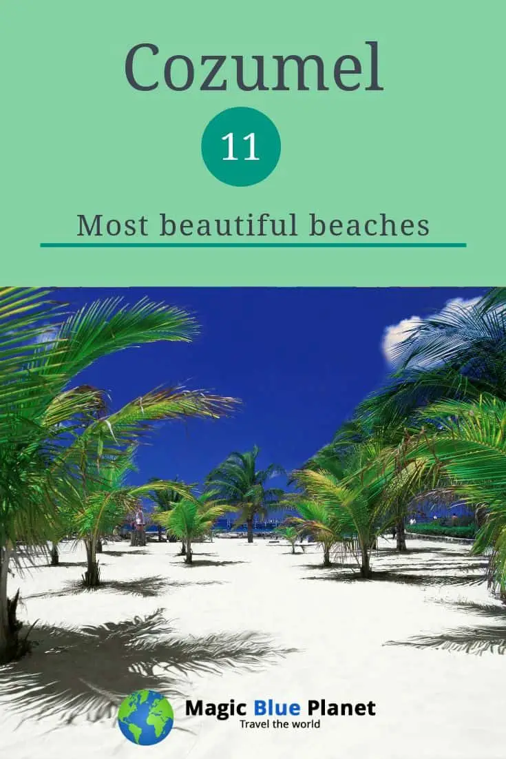 Best beaches in Cozumel - Pin 2