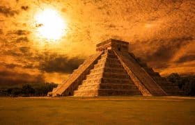 Mexico, Yucatan Peninsula - The Kukulkan Pyramid in Chichen Itza
