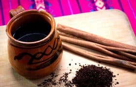 Mexican Drinks - Coffee in a clay pot (Café de Olla)