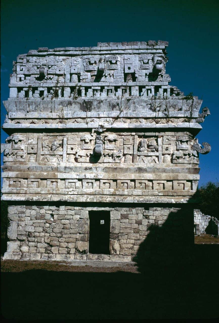 The ancient mayan city of Chichen Itza, Mexico - La Iglesia (The Church)