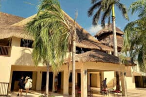 Restaurant above the Reception at Hotel Allegro Playacar