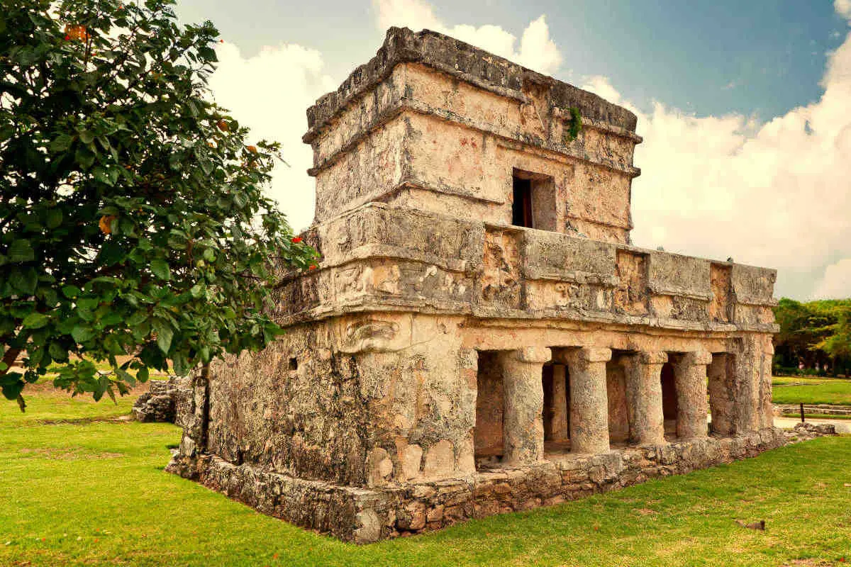 Mayan Ruins of Tulum - Temple of the Frescoes