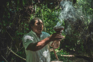 Maya Ritual der Reinigung