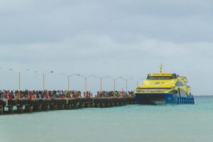 Activities in Playa del Carmen - Landing Stage of the ferry to Cozumel in our times