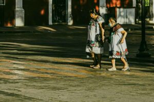 Mayan women in Valladolid, Yucatan