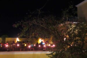 Hotel Mesón del Marques, Valladolid, Mexico at night